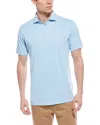 Peter Millar Soul Performance Mesh Polo Shirt In Blue