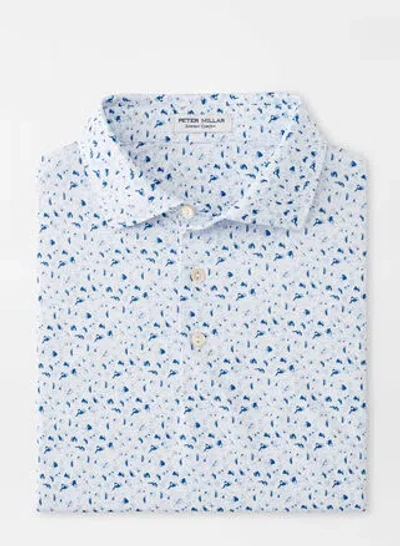 Peter Millar Straight Shooter Performance Jersey Polo In White