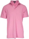 Peter Millar Gestreiftes Poloshirt In Rosa