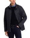 Peter Millar Suffolk Coat In Black