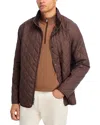 Peter Millar Suffolk Coat In Brown