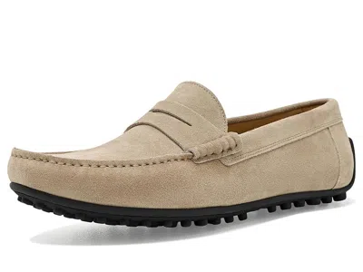 Peter Millar Suffolk Suede Driver Men's Flat Shoes Driftwood: 8 M In Multi