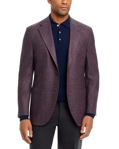 Peter Millar Tailored Fit Hyperlight Melange Textured Solid Sport Coat In Multi