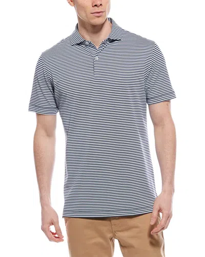 Peter Millar Tempo Performance Mesh Polo Shirt In Blue