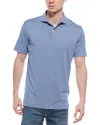 Peter Millar Tempo Performance Mesh Polo Shirt In White