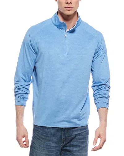 Peter Millar The Players Championship Stealth Performance 1/4-zip Pullover In Blue