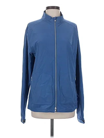 Peter Millar Track Jacket In Blue