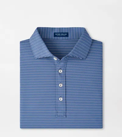 Peter Millar Triad Performance Jersey Polo In Blue