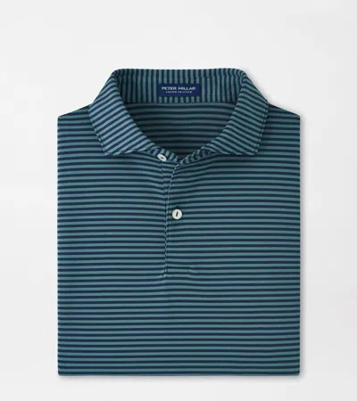 Peter Millar Verse Performance Mesh Polo In Blue