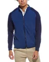 Peter Millar Vista Hybrid Full-zip Jacket In Blue