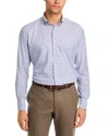 Peter Millar Wayne Performance Twill Classic Fit Sport Shirt In Blue
