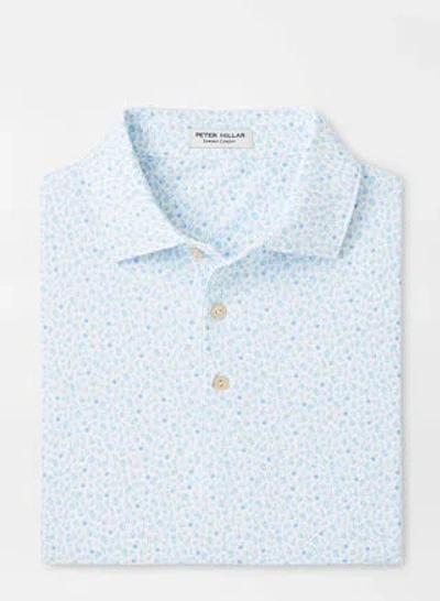 Peter Millar Whiskey Performance Mesh Polo In White