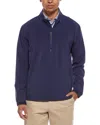 Peter Millar Crown Comfort Quarter Zip Pullover In Blue