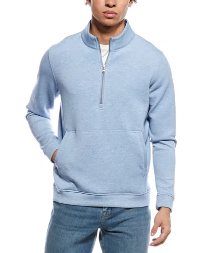 Peter Millar Winsome 1/2-zip Pullover In Blue