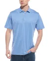 Peter Millar Winston Performance Mesh Polo Shirt In Blue