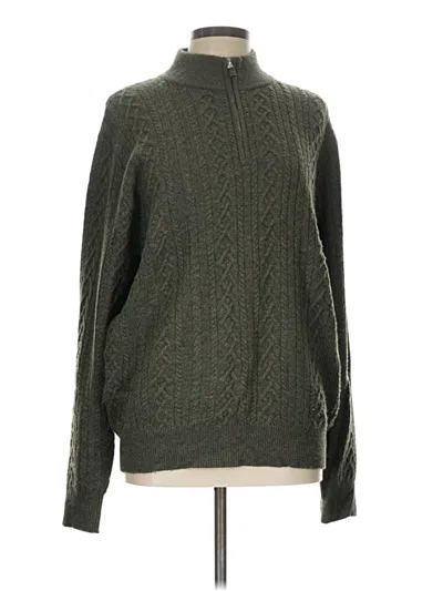 Pre-owned Peter Millar Wool Pullover Sweater In Green