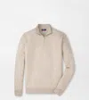 Peter Millar Zip Jumper Truffle In Brown