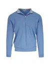 Peter Millar Pullover Mit Reissverschluss In Blue
