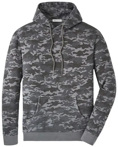 Peter Millar Pine Performance Hoodie In Gray