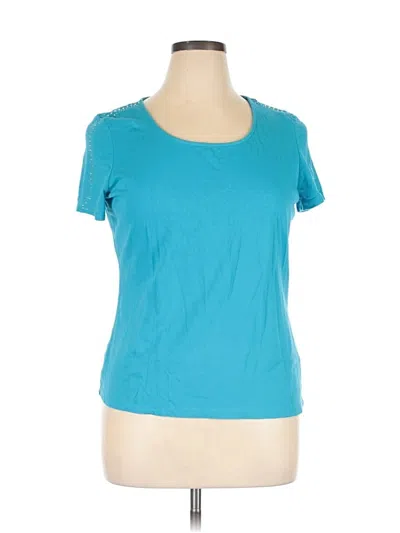 Pre-owned Peter Nygard Active T-shirt In Teal