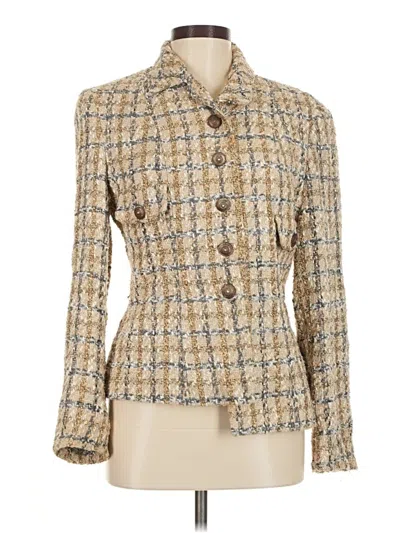 Pre-owned Peter Nygard Blazer Jacket In Gold