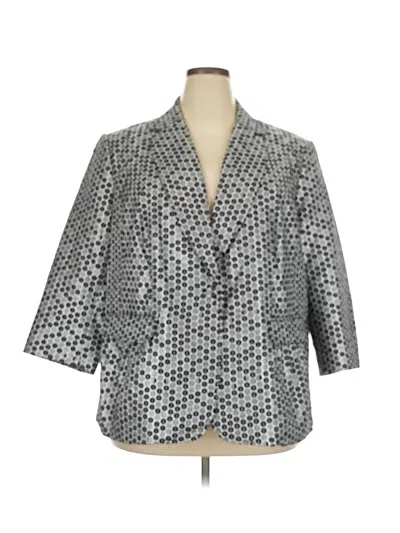 Pre-owned Peter Nygard Blazer Jacket In Gray