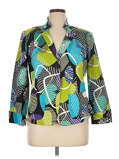 Pre-owned Peter Nygard Blazer Jacket In Green