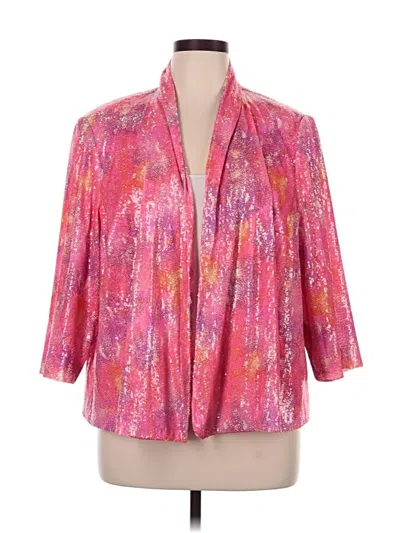 Pre-owned Peter Nygard Blazer Jacket In Pink