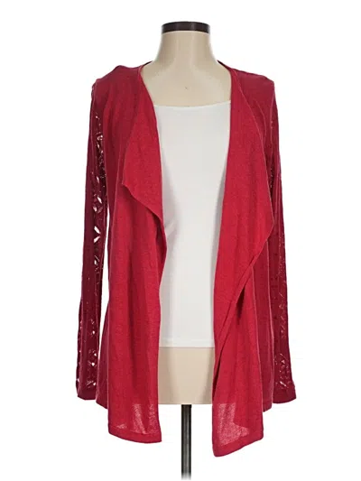 Pre-owned Peter Nygard Cardigan Sweater In Red