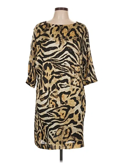 Pre-owned Peter Nygard Casual Dress In Gold
