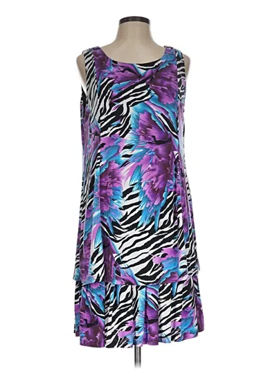 Pre-owned Peter Nygard Casual Dress In Purple