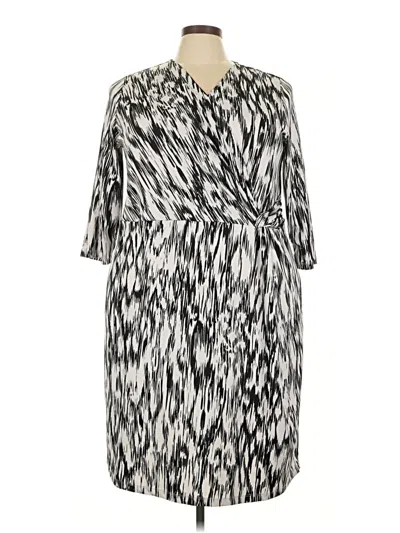 Pre-owned Peter Nygard Casual Dress In White
