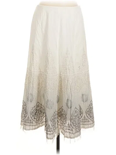 Pre-owned Peter Nygard Casual Skirt In Ivory
