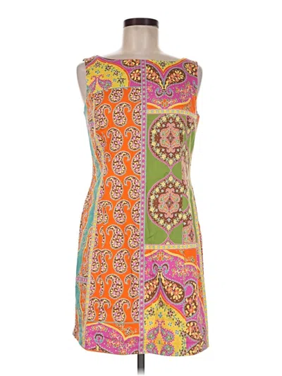 Pre-owned Peter Nygard Cocktail Dress In Orange