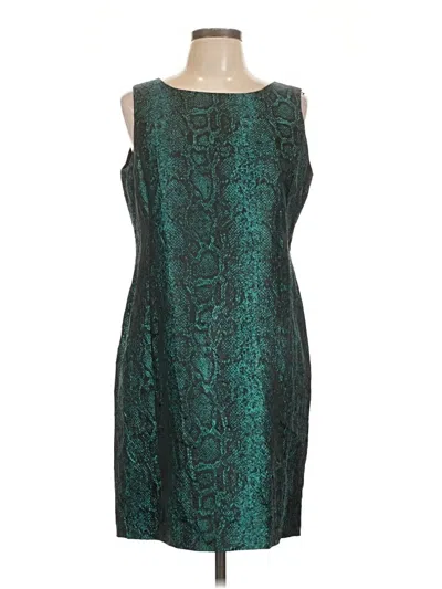 Pre-owned Peter Nygard Cocktail Dress In Teal