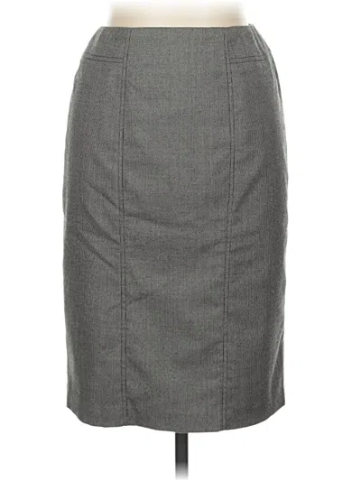Pre-owned Peter Nygard Formal Skirt In Gray