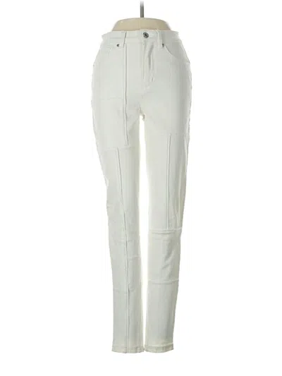 Pre-owned Peter Nygard Jeggings In White