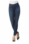 Peter Nygard Luxe Denim Jeggings In Light Wash In Blue