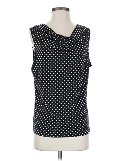 Pre-owned Peter Nygard Sleeveless Blouse In Black