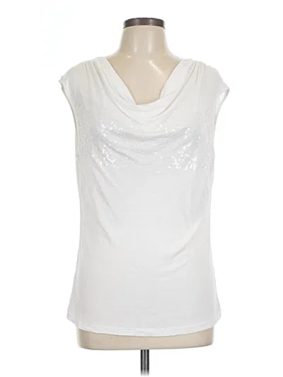 Pre-owned Peter Nygard Sleeveless Blouse In White