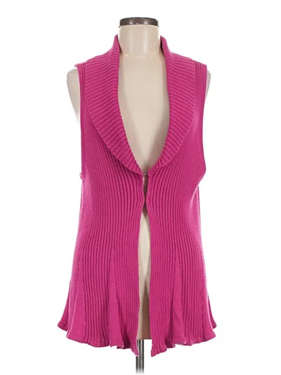 Pre-owned Peter Nygard Sweater Vest In Pink