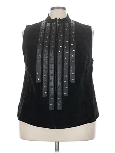 Pre-owned Peter Nygard Tuxedo Vest In Black