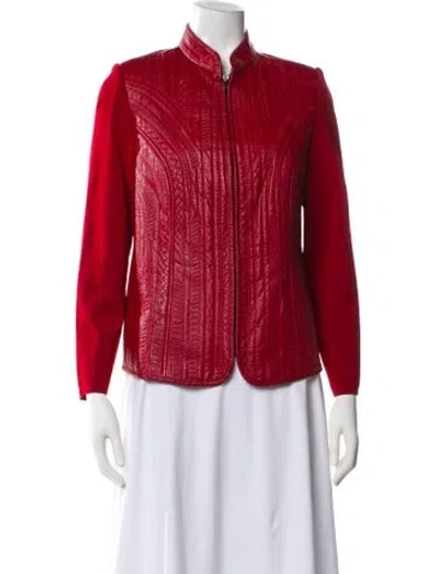 Pre-owned Peter Nygard Wool Evening Jacket In Red