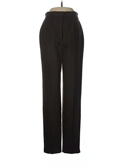 Pre-owned Peter Nygard Wool Pants In Black