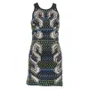 Peter Pilotto Beads Embellished Scuba Mini Dress In Black