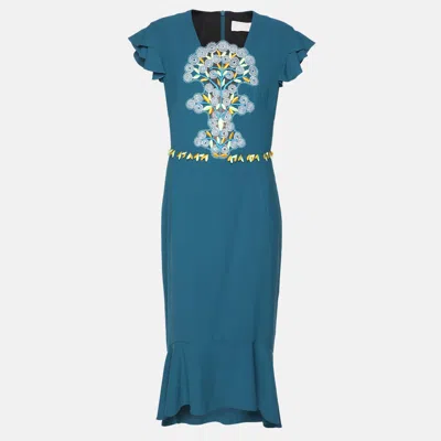 Peter Pilotto Blue Crepe Dress