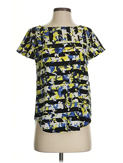 Pre-owned Peter Pilotto For Target Short Sleeve Blouse In Yellow