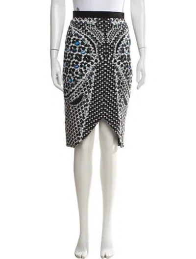 Pre-owned Peter Pilotto Patterned Midi Length Skirt In Neutrals