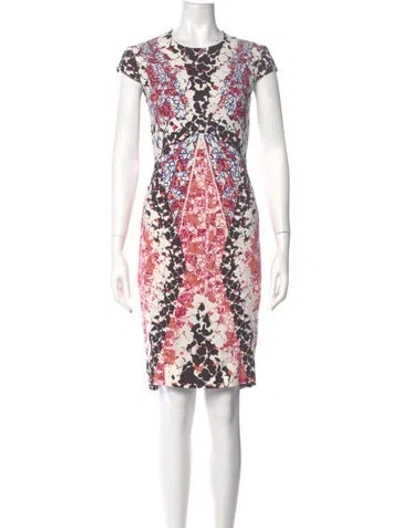 Pre-owned Peter Pilotto Printed Knee-length Dress In Multi