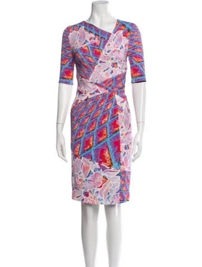 Pre-owned Peter Pilotto Printed Knee-length Dress In Multi